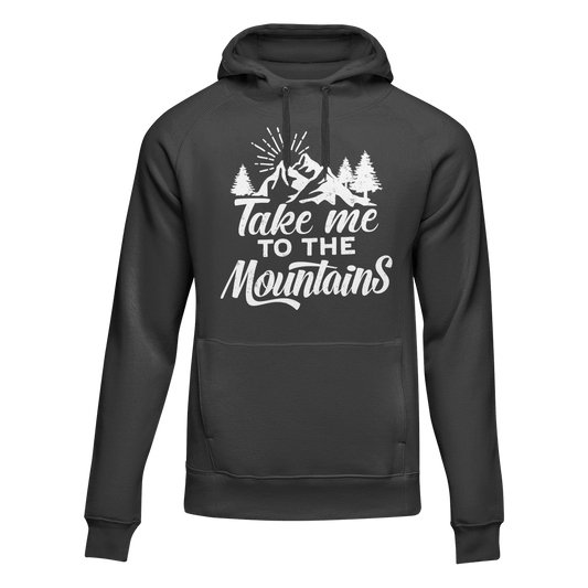 Outdoorzees Hiking Take Me To The Mountains Adult Fleece Hoodie