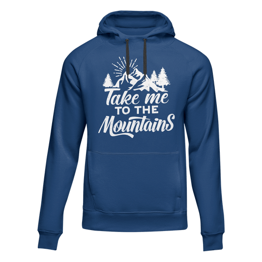 Outdoorzees Hiking Take Me To The Mountains Adult Fleece Hoodie