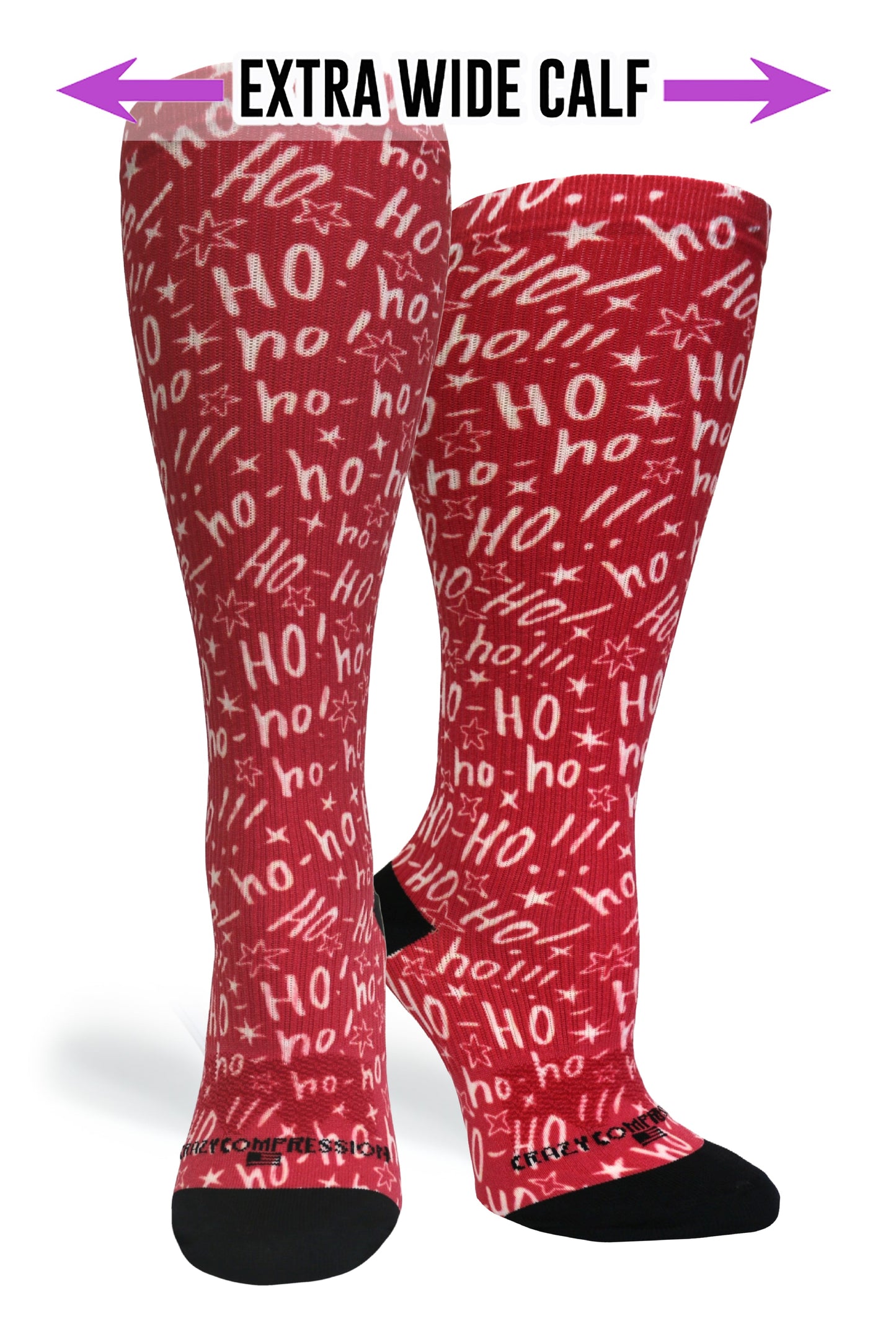 Crazy Compression Ho Ho Ho! - (Standard & Extra Wide)