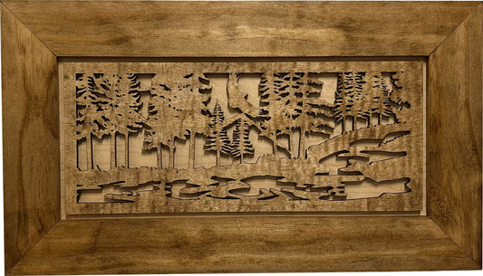 Bellewood Designs - Home Secure Storage Cabinet Nature Scene