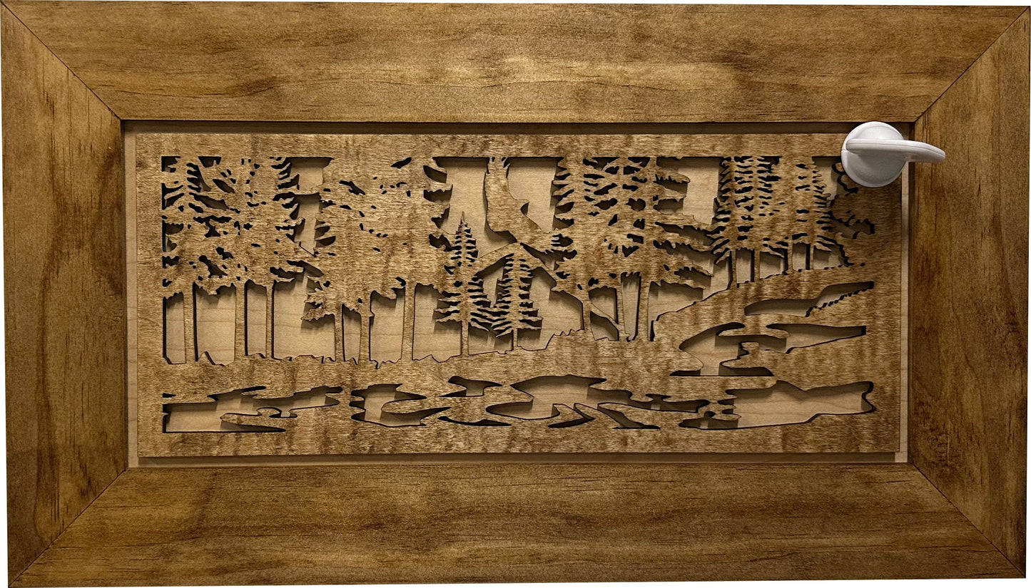 Bellewood Designs - Home Secure Storage Cabinet Nature Scene