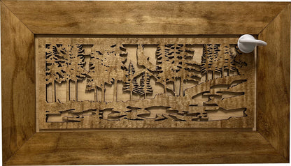 Bellewood Designs - Home Secure Storage Cabinet Nature Scene