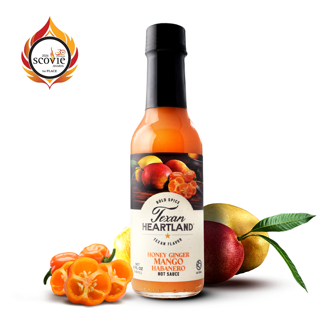 Texan Heartland Honey Ginger Mango Habanero Hot Sauce