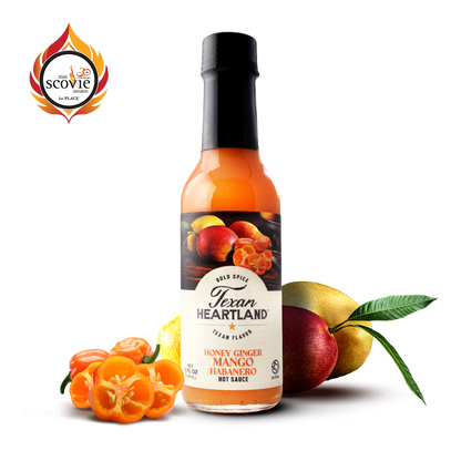 Texan Heartland Honey Ginger Mango Habanero Hot Sauce