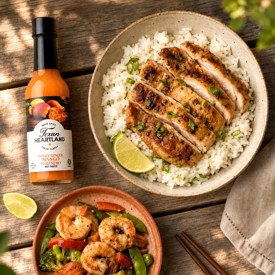 Texan Heartland Honey Ginger Mango Habanero Hot Sauce