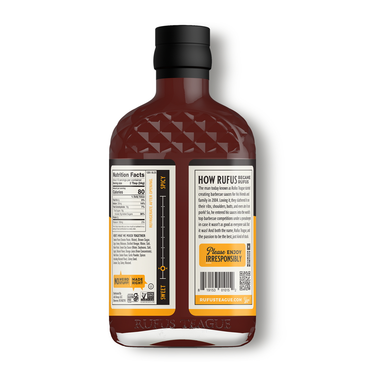 Rufus Teague HONEY SWEET BBQ SAUCE