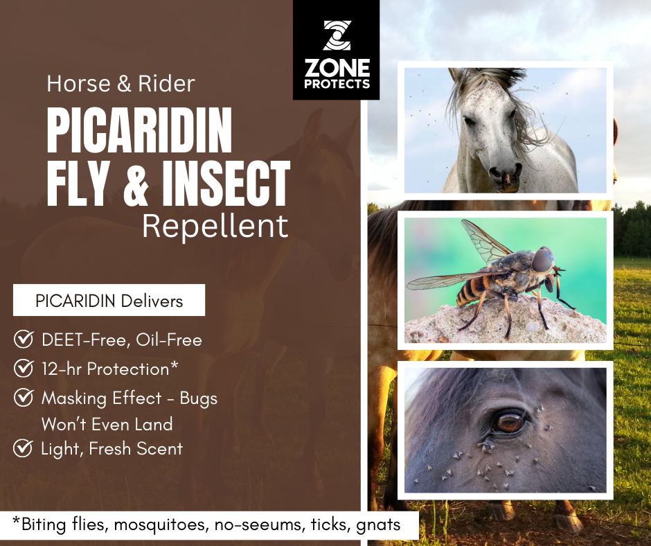 Zone Protects Horse & Rider Fly & Insect Repellent Refill, 32oz