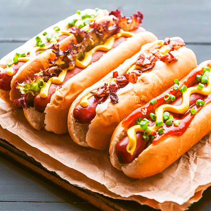 Pig of the Month BBQ Grass-Fed Beef Hot Dogs – Jumbo Gourmet All-Beef Franks
