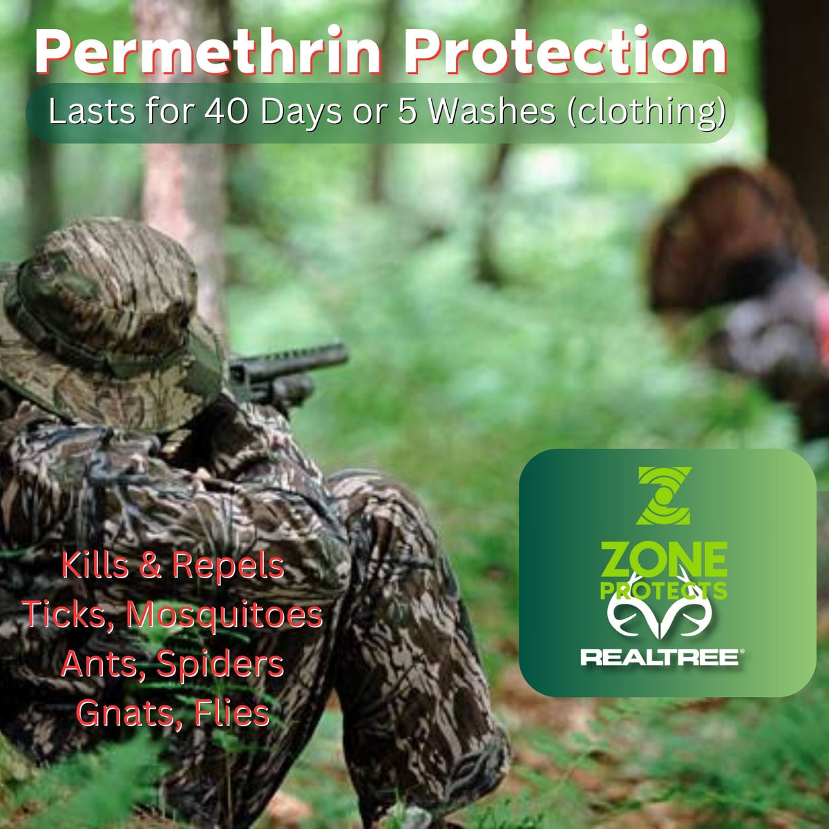 Zone Protects Realtree Outfitter's Permethrin Spray, Mistosol 10oz
