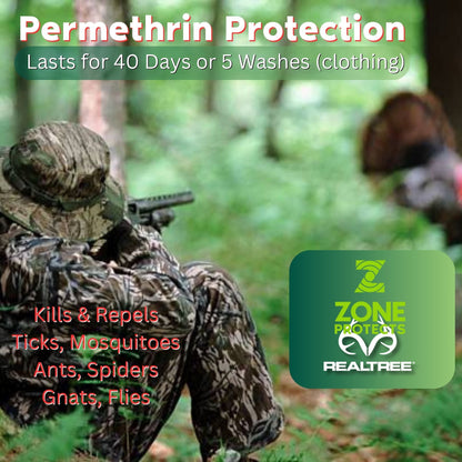 Zone Protects Realtree Outfitter's Permethrin Spray, Mistosol 10oz