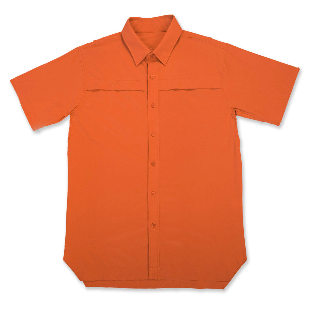 Xotic - Short Sleeve Solid Lifestyle Button Down w/ REPEL-X