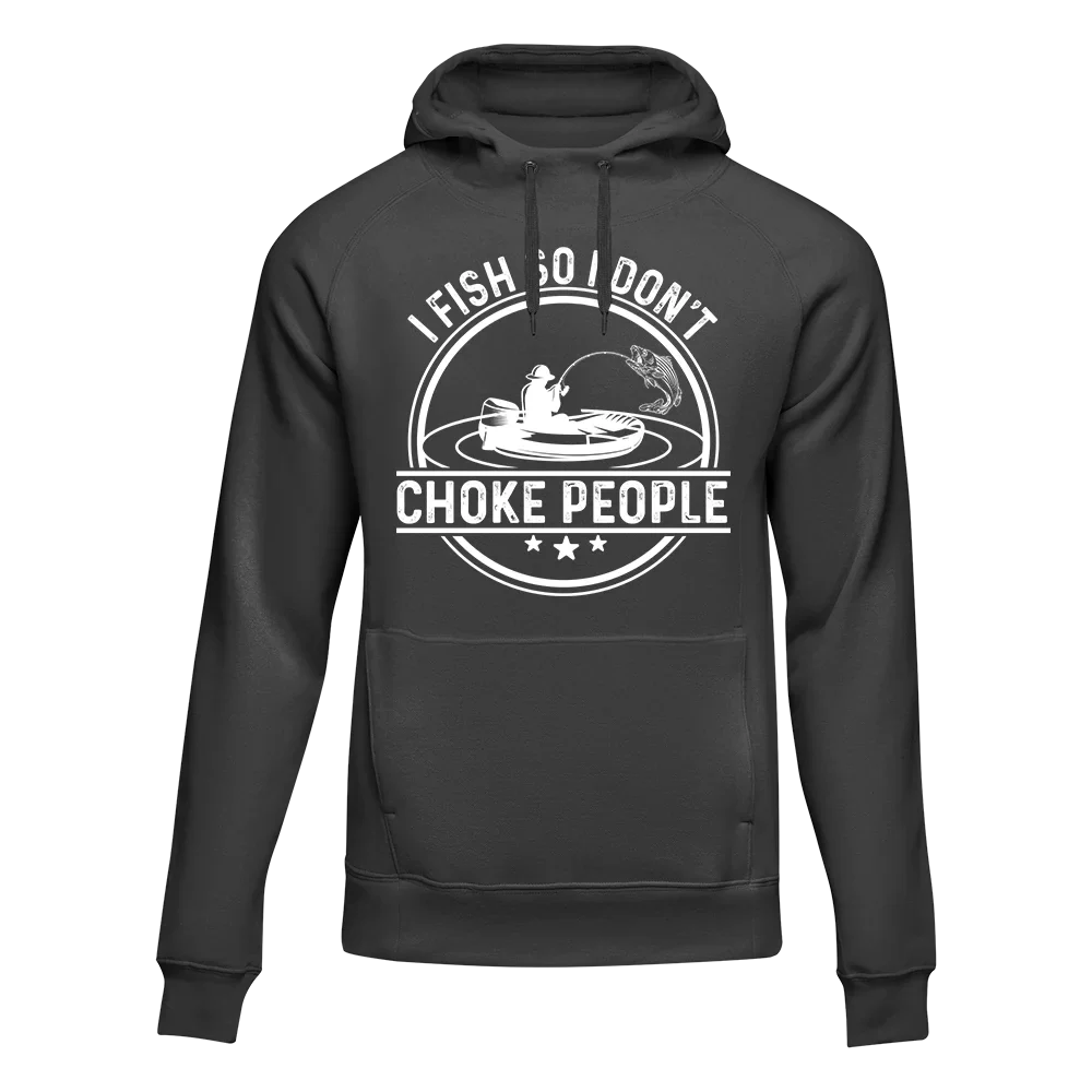 Outdoorzees I Fish So I Don't Choke People v2 Unisex Hoodie