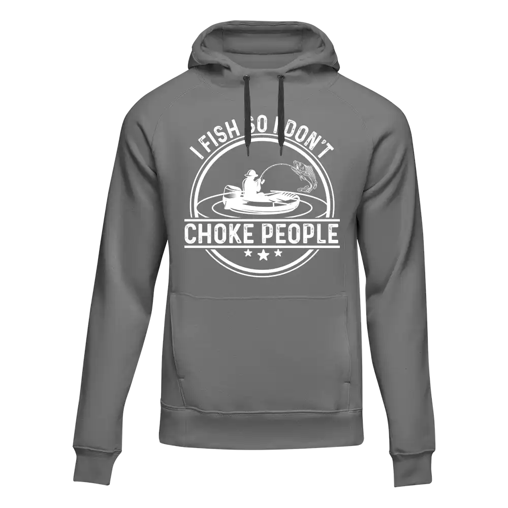 Outdoorzees I Fish So I Don't Choke People v2 Unisex Hoodie