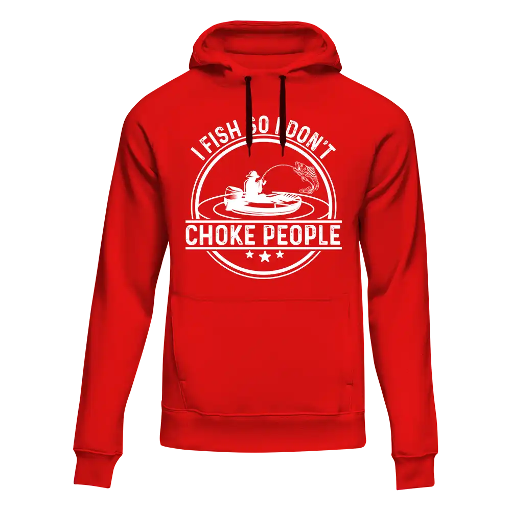 Outdoorzees I Fish So I Don't Choke People v2 Unisex Hoodie