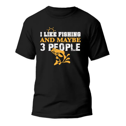 Outdoorzees I Like Fishing And Maybe Like 3 People Man T-Shirt