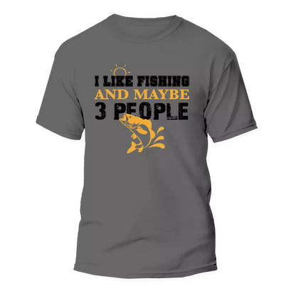Outdoorzees I Like Fishing And Maybe Like 3 People Man T-Shirt
