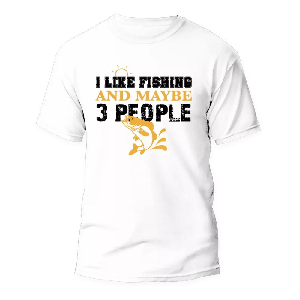 Outdoorzees I Like Fishing And Maybe Like 3 People Man T-Shirt