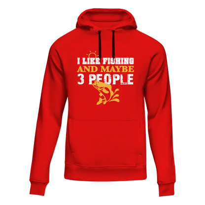 Outdoorzees I Like Fishing And Maybe Like 3 People Unisex Hoodie