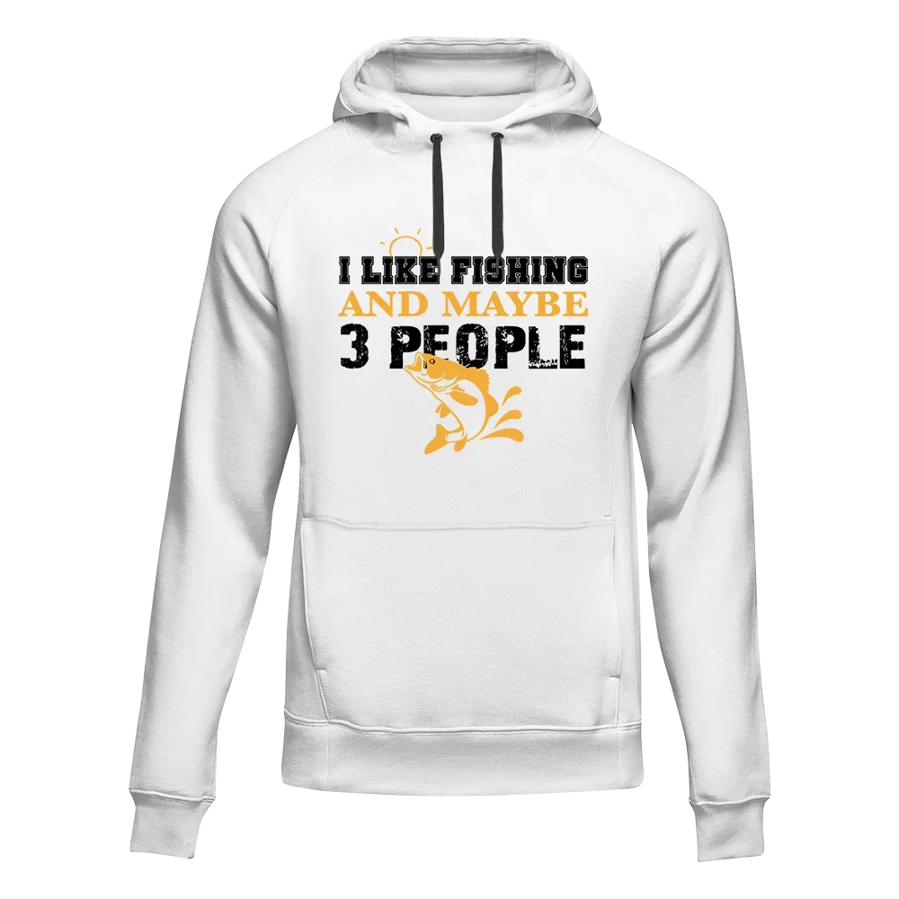 Outdoorzees I Like Fishing And Maybe Like 3 People Unisex Hoodie