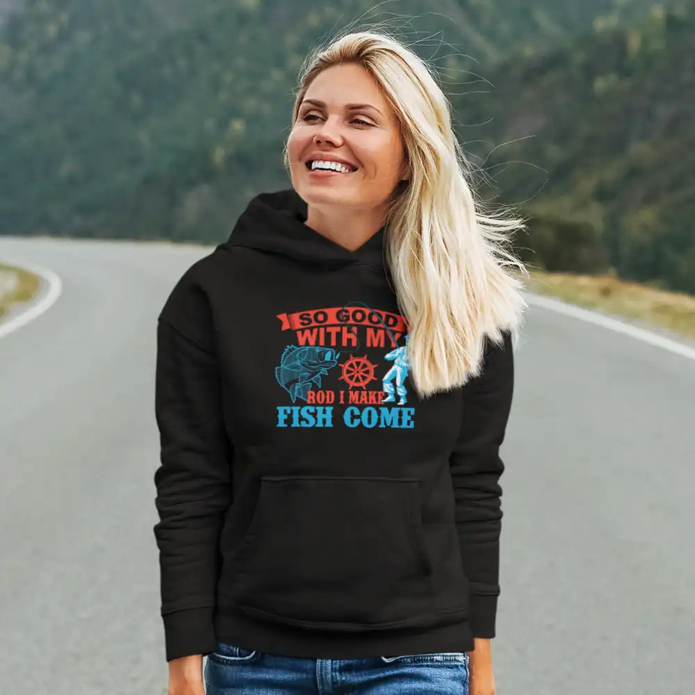 Outdoorzees I Make Fish Come Unisex Hoodie