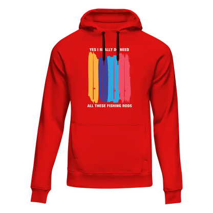Outdoorzees I Really Need All These Fishing Rods Unisex Hoodie