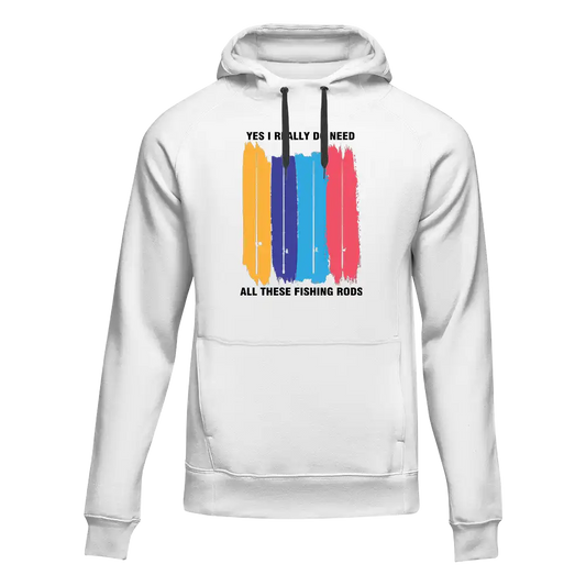 Outdoorzees I Really Need All These Fishing Rods Unisex Hoodie