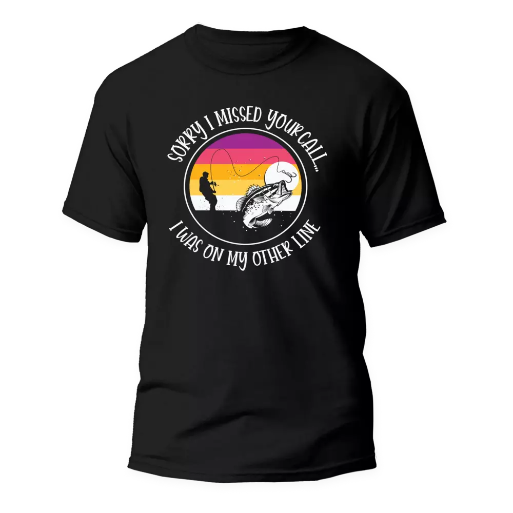 Outdoorzees I Was On Another Line Man T-Shirt