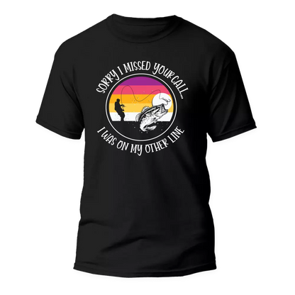 Outdoorzees I Was On Another Line Man T-Shirt