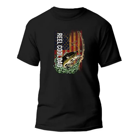Outdoorzees Reel Cool Dad Man T-Shirt