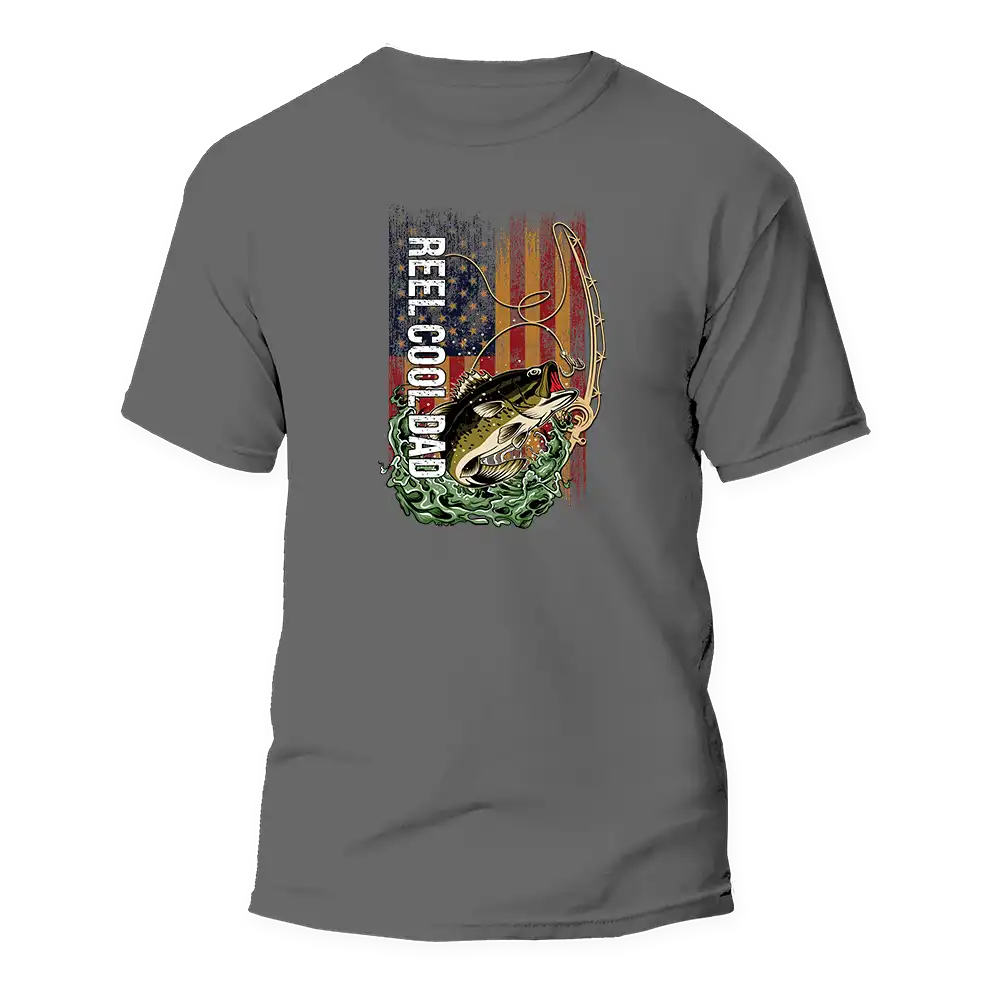 Outdoorzees Reel Cool Dad Man T-Shirt