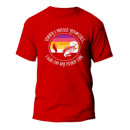 Outdoorzees I Was On Another Line Man T-Shirt