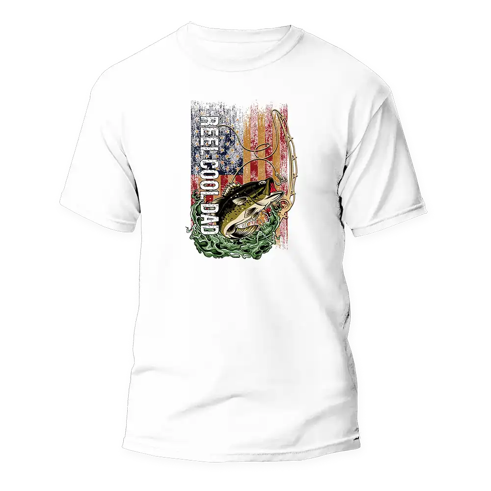 Outdoorzees Reel Cool Dad Man T-Shirt