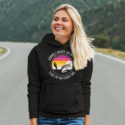 Outdoorzees I Was On Another Line Unisex Hoodie