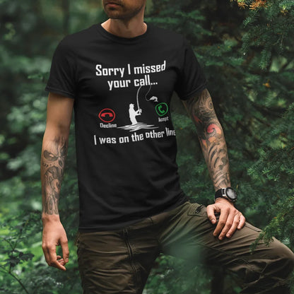 Outdoorzees I Was On Another Line v2 Man T-Shirt