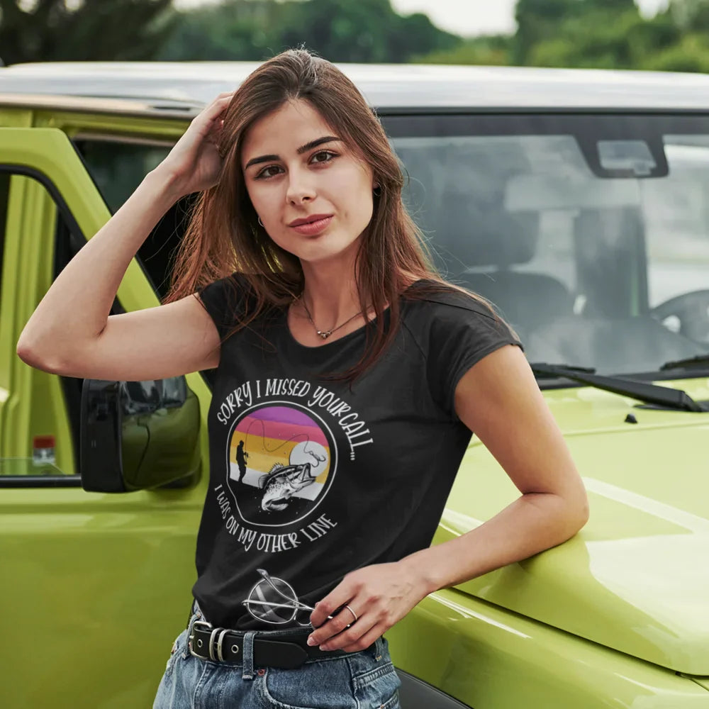 Outdoorzees I Was On Another Line T-Shirt for Women