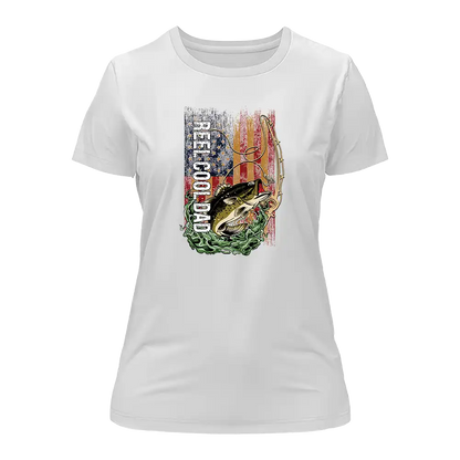 Outdoorzees Reel Cool Dad T-Shirt for Women