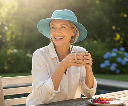Panther Vision POWERCAP ICE Cooling Sun Hat – Instant Cooling Relief with Reusable Ice Packs, UPF 50 UV Sun Protection, Lightweight & Breathable for Hot Weather
