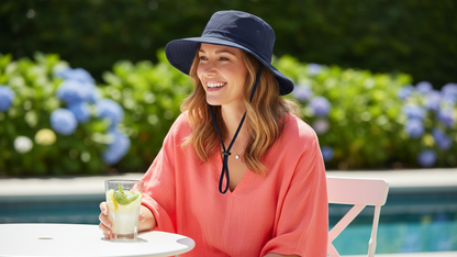 Panther Vision POWERCAP ICE Cooling Sun Hat – Instant Cooling Relief with Reusable Ice Packs, UPF 50 UV Sun Protection, Lightweight & Breathable for Hot Weather