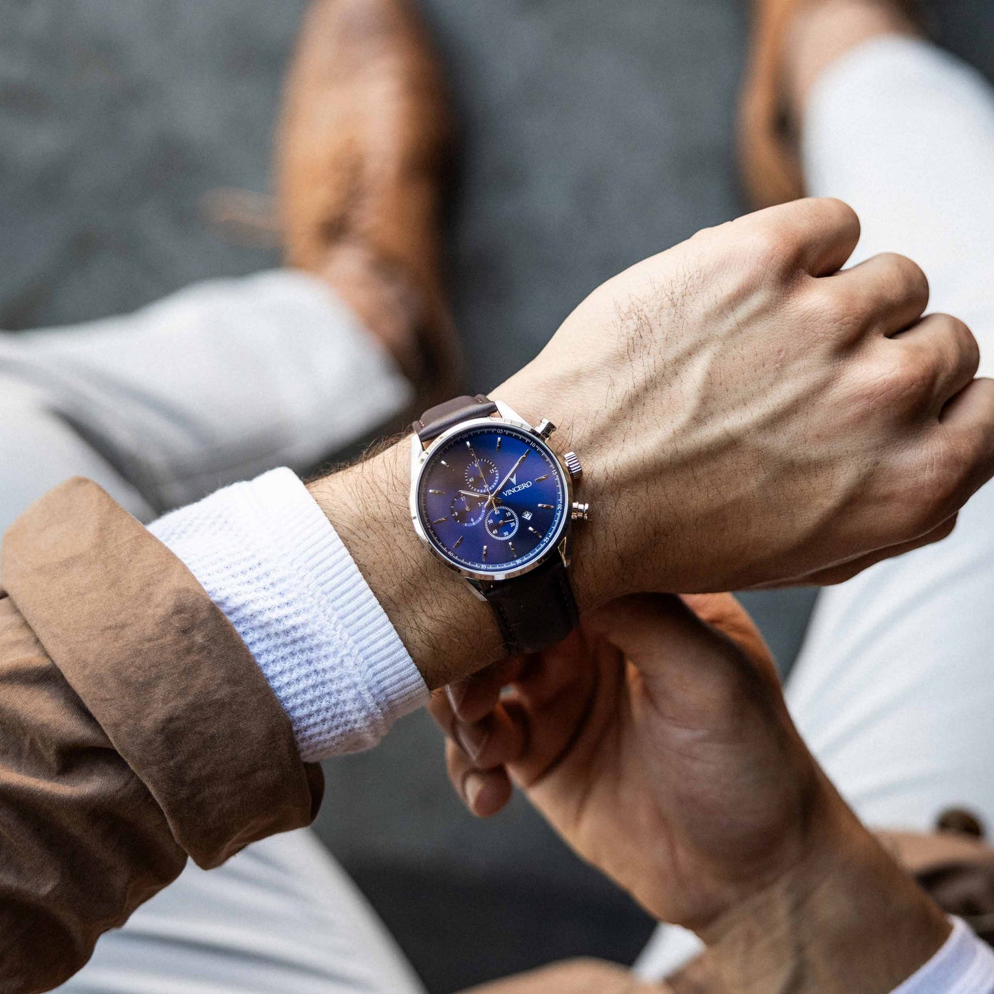 Vincero The Chrono S2 - Blue/Brown