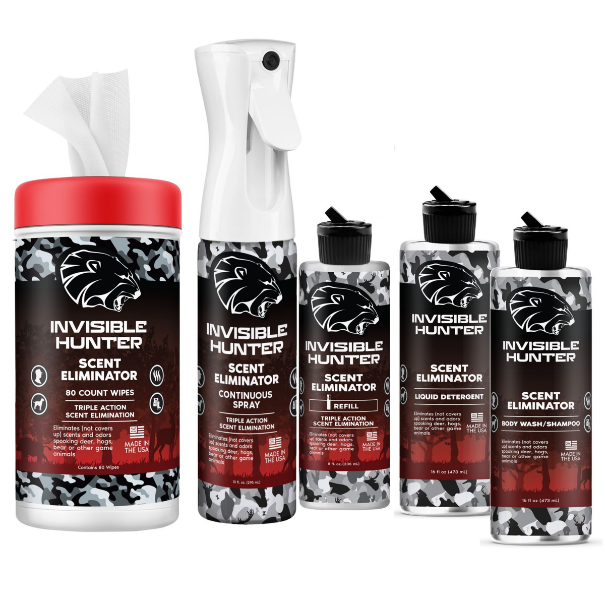 Zone Protects Invisible Hunter Total Scent Eliminator Strategy Kit