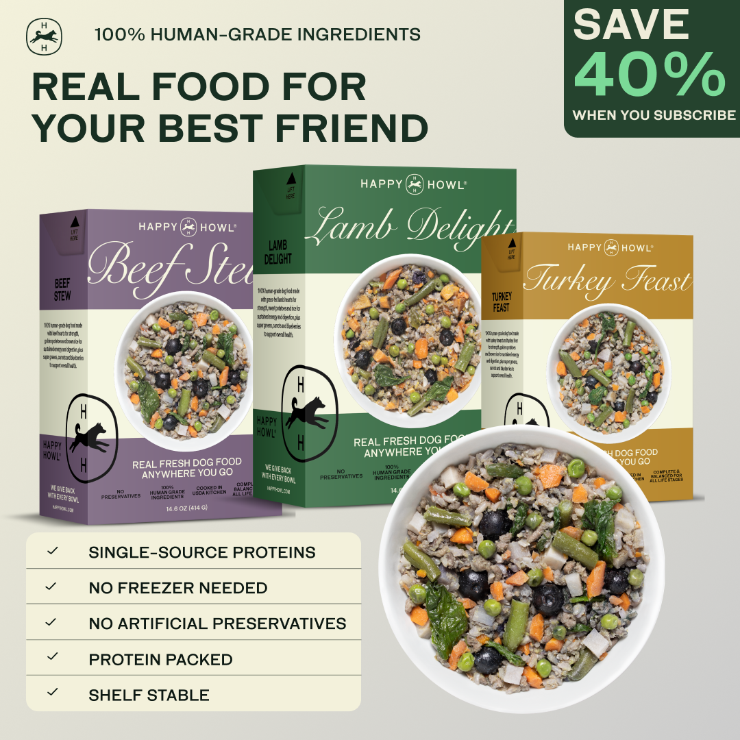 Happy Howl 100% Human-Grade Dog Food