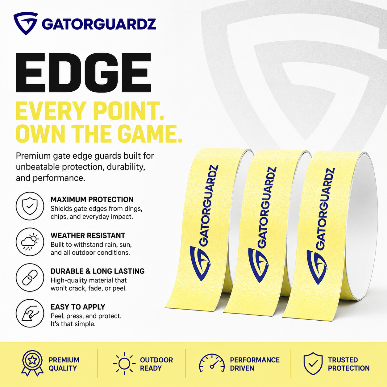 GatorStrike EDGE GUARD TAPE - 3 PACK