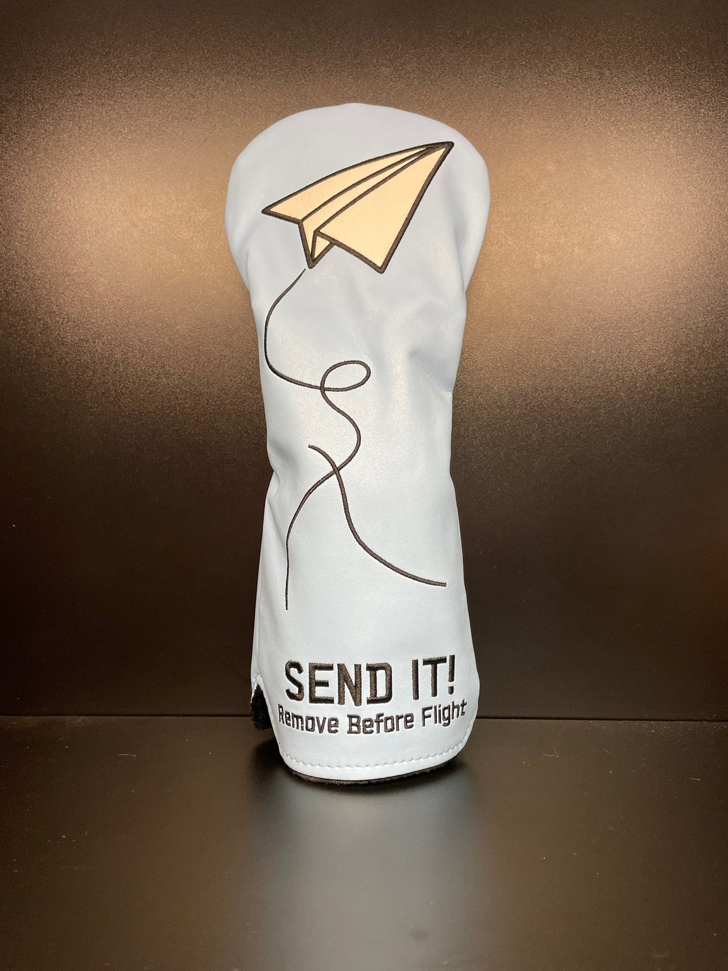 ParWestGolf Blue Paper Airplane SEND IT! Headcover