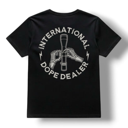 Direct Action Apparel "DOPE DEALER" TEE (BLACK / MIL GREEN)