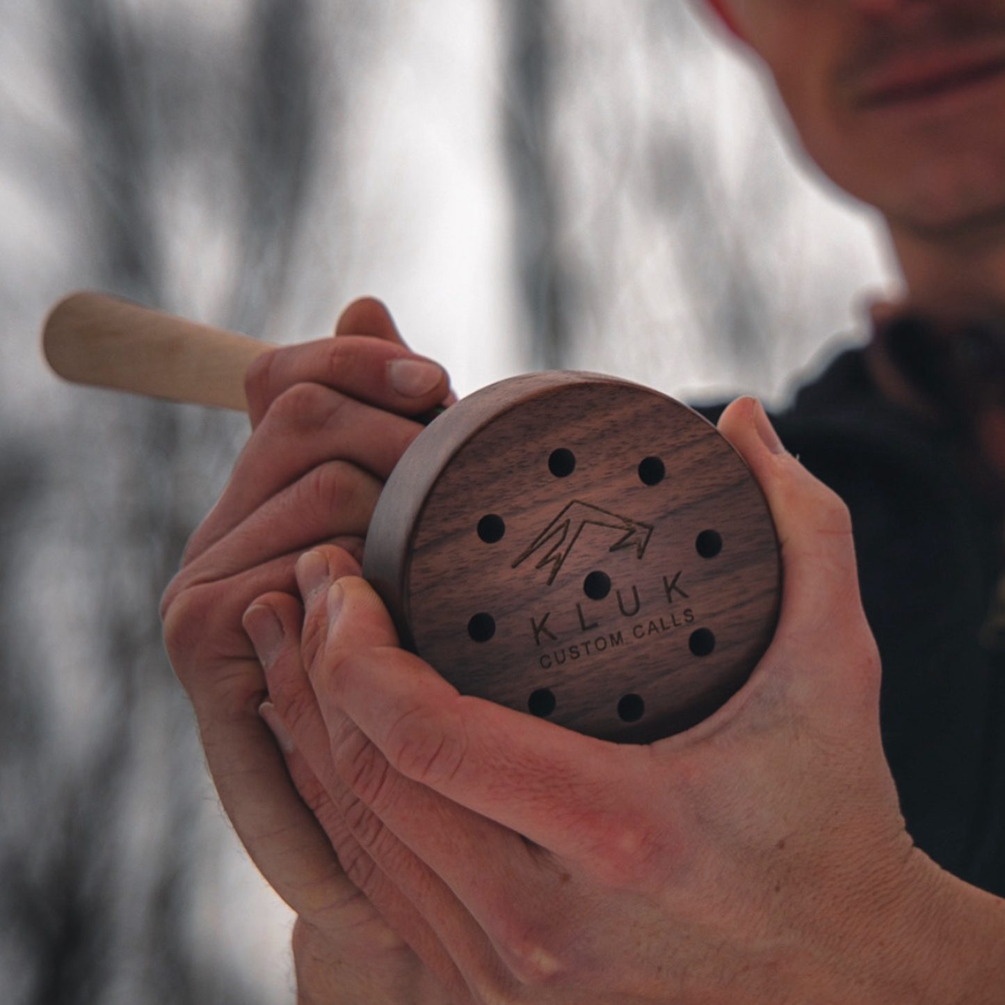 KLUK Custom Calls WALNUT/ALUMINUM WITH DYMONDWOOD STRIKER