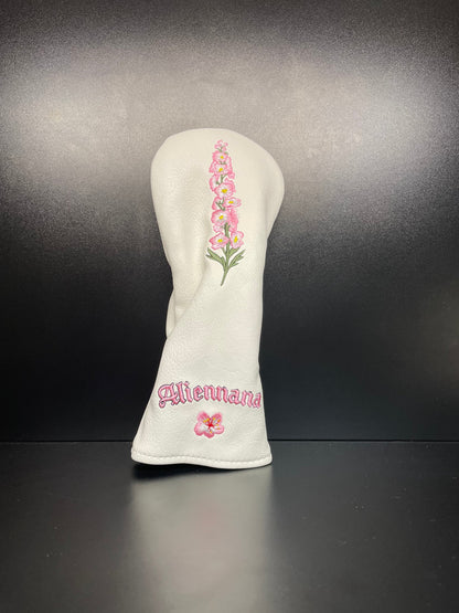 ParWestGolf Pink Snapdragon Flower Headcover