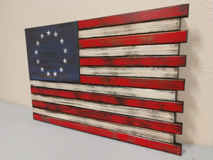Liberty Home Concealment Dual Compartment Small American Flag Gun Concealment Case