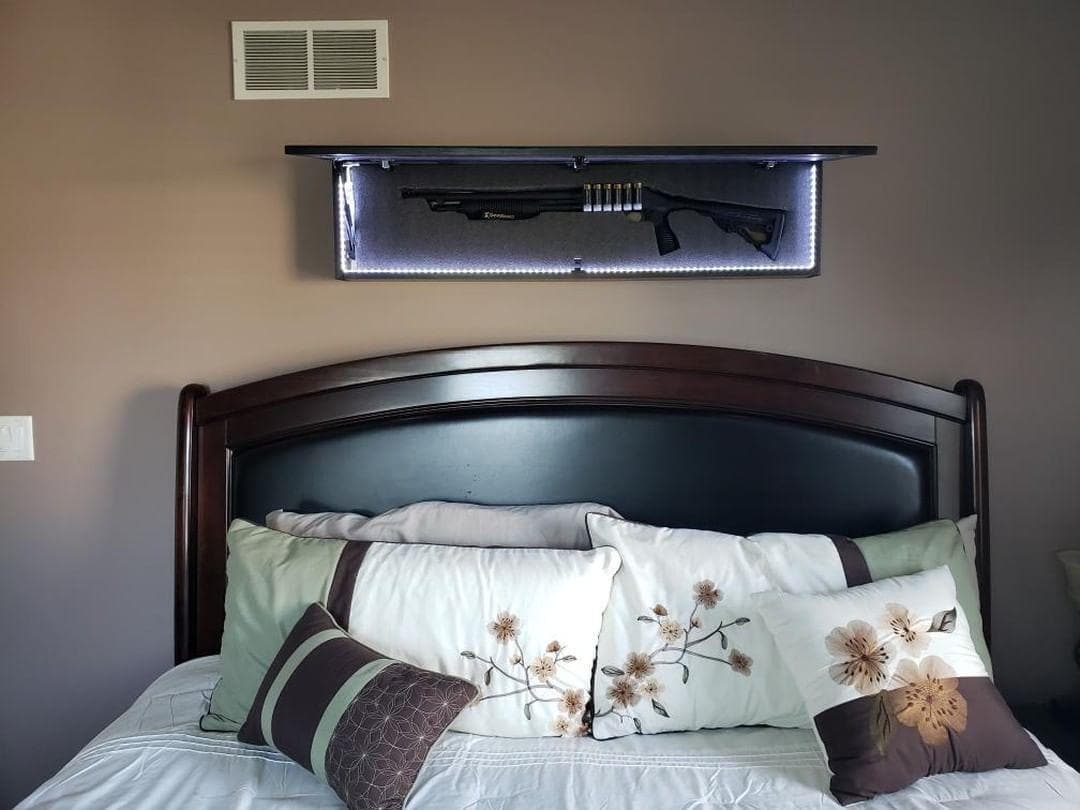 Liberty Home Concealment Always Kiss Me Goodnight Wooden Sign