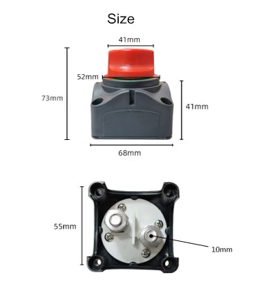 Monster Marine Lithium Battery Disconnect Switch On/OFF