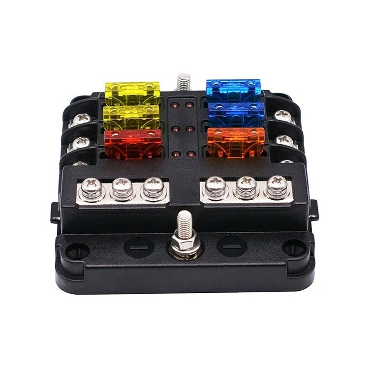 Monster Marine Lithium 6 Way Fuse Block